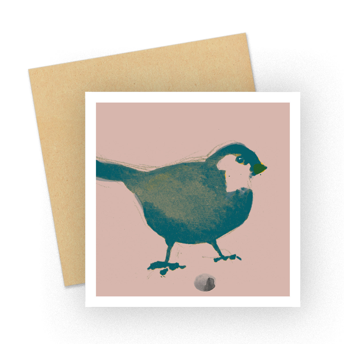 Little Creatures Bird Greeting Card